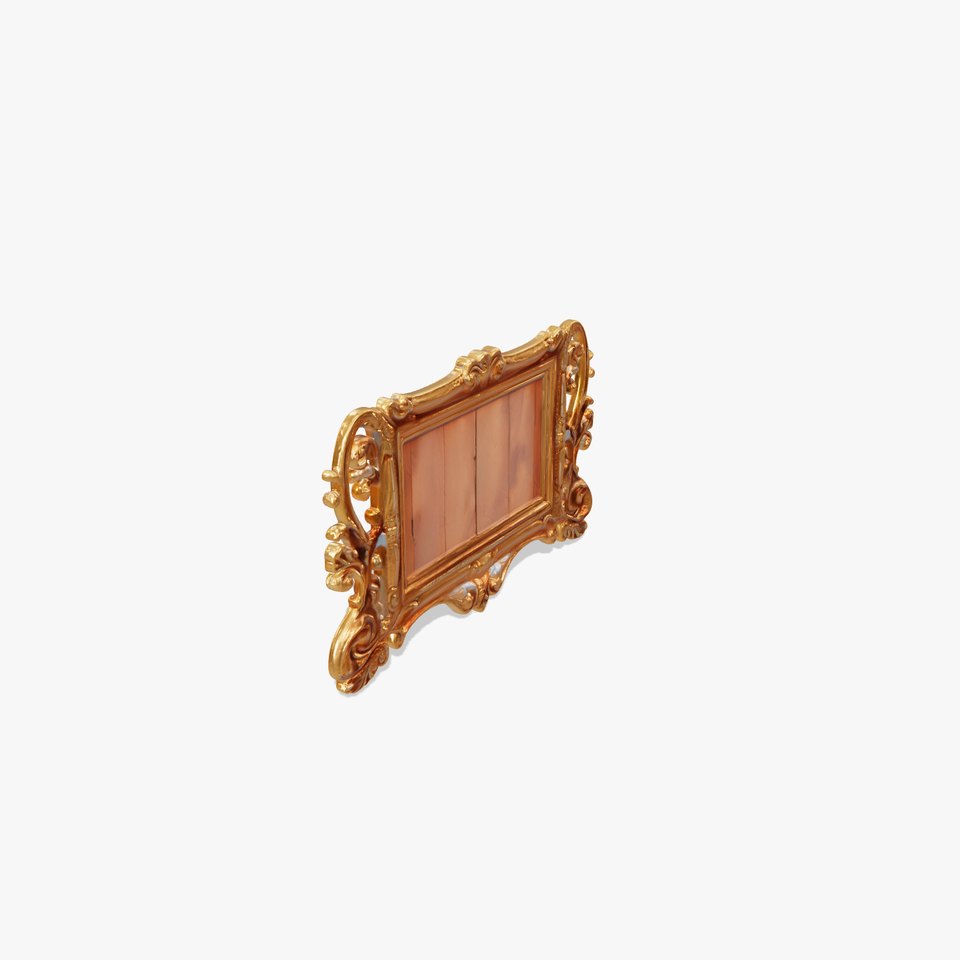 Ornate Renaissance Golden Frame model pack